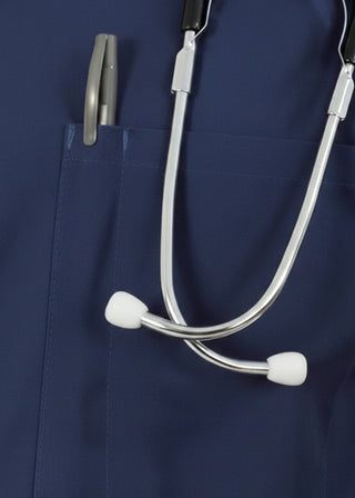 HeedFit Unisex 27.5 Inches V-Neck Four Pocket Scrub Top