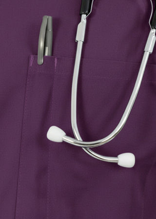 HeedFit Unisex 27.5 Inches V-Neck Four Pocket Scrub Top