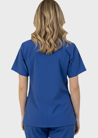 Free Embroidery HeedFit 27.5 Inch Unisex Four Pocket Scrub Top