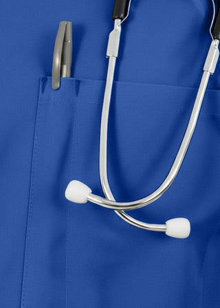 HeedFit Unisex 27.5 Inches V-Neck Four Pocket Scrub Top