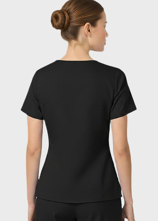 HeedFit Women's Multi Pockets V-Neck Scrub Top