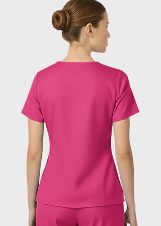 HeedFit Women's Multi Pockets V-Neck Scrub Top