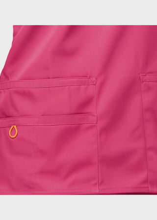 Free Embroidery HeedFit Women's Multi Pockets V-Neck Scrub Top