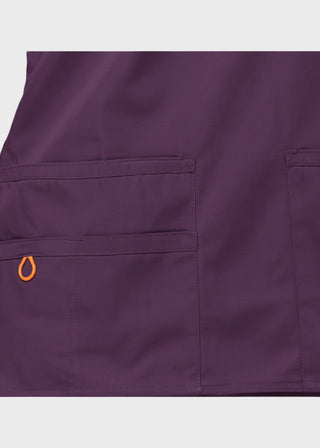 Free Embroidery HeedFit Women's Multi Pockets V-Neck Scrub Top