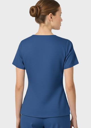 HeedFit Women's Multi Pockets V-Neck Scrub Top