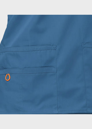Free Embroidery HeedFit Women's Multi Pockets V-Neck Scrub Top