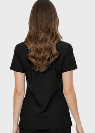 Free Embroidery HeedFit Women's Shaped Shoulder Seam Scrub Top