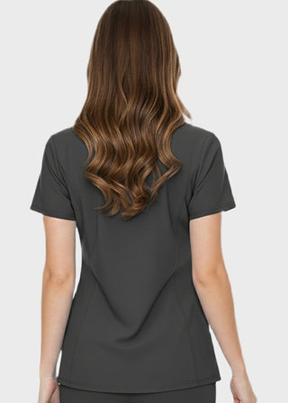 Free Embroidery HeedFit Women's Shaped Shoulder Seam Scrub Top