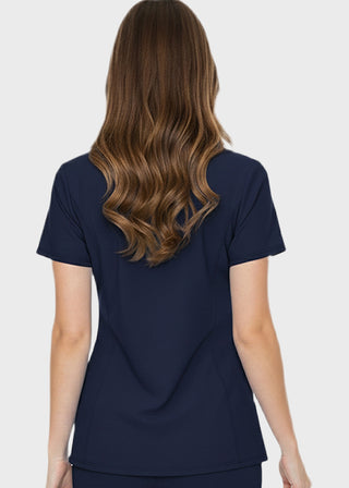 Free Embroidery HeedFit Women's Shaped Shoulder Seam Scrub Top