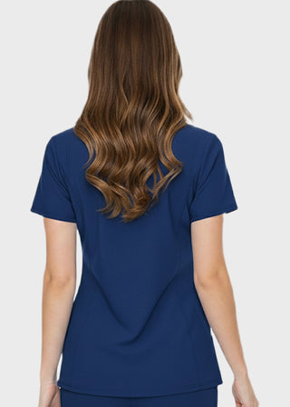 Free Embroidery HeedFit Women's Shaped Shoulder Seam Scrub Top