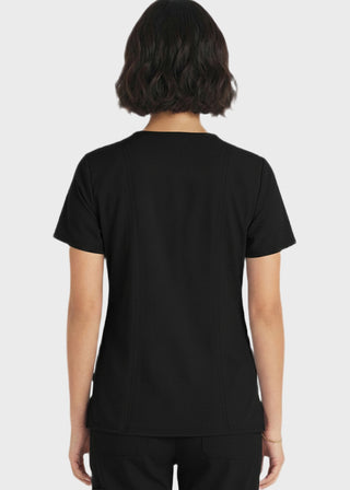 HeedFit Women's V-Neck Nursing Scrub Top with Three Pockets