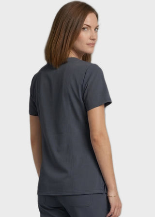 Free Embroidery HeedFit 3- Pockets Women's V-Neck Nursing Scrub Top