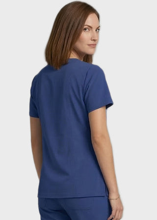 Free Embroidery HeedFit 3- Pockets Women's V-Neck Nursing Scrub Top