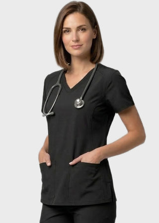 Free Embroidery HeedFit Women's Side Pocket Scrub Top