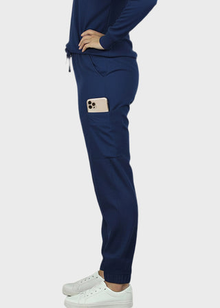 HeedFit Unisex Three Spacious Cargo Pockets Drawstring Scrub Pant