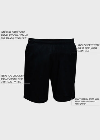 HeedFit Men 8.5 Inches Mesh Short with Pockets