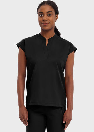 Healing Hands Purple Label Women's Journey Mandarin Collar Scrub Top