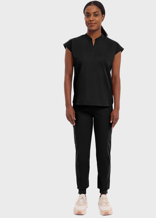 Healing Hands Purple Label Women's Journey Mandarin Collar Scrub Top