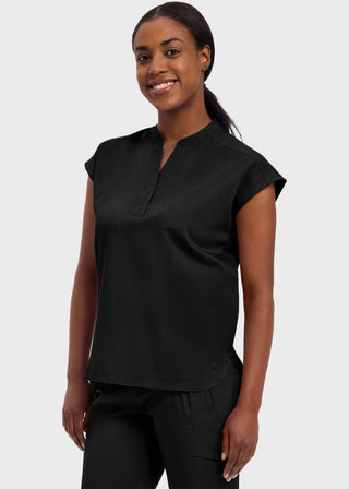 Healing Hands Purple Label Women's Journey Mandarin Collar Scrub Top