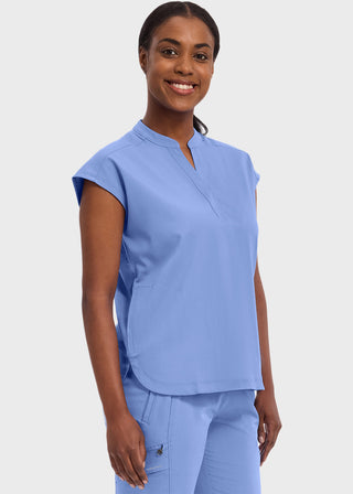 Healing Hands Purple Label Women's Journey Mandarin Collar Scrub Top