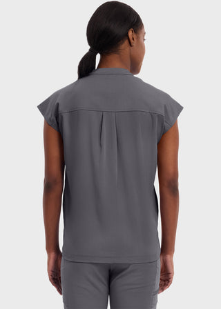 Healing Hands Purple Label Women's Journey Mandarin Collar Scrub Top