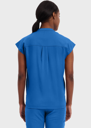 Healing Hands Purple Label Women's Journey Mandarin Collar Scrub Top