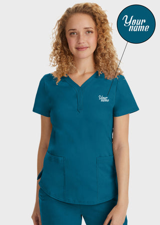 Free Embroidery Women's Y-neck Jane Top