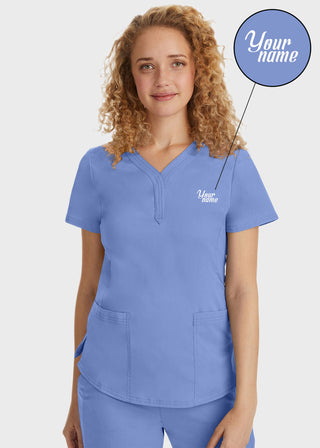 Free Embroidery Women's Y-neck Jane Top