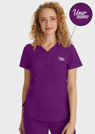 Free Embroidery Women's Y-neck Jane Top