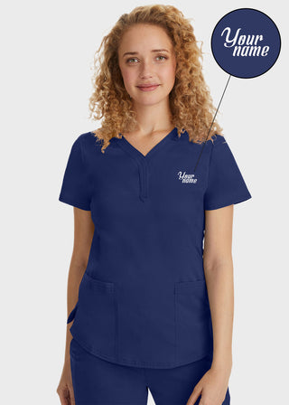 Free Embroidery Women's Y-neck Jane Top