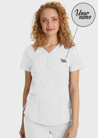 Free Embroidery Women's Y-neck Jane Top