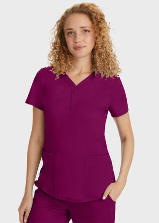 Healing Hands Purple Label Women's Y-neck Jane Top