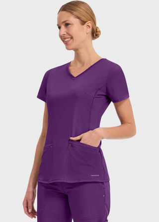 Healing Hands Purple Label Women's Juliet V-Neck Scrub Top