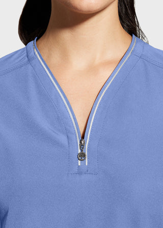 Healing Hands 360 Women's Sonia Zip Y-Neck Scrub Top