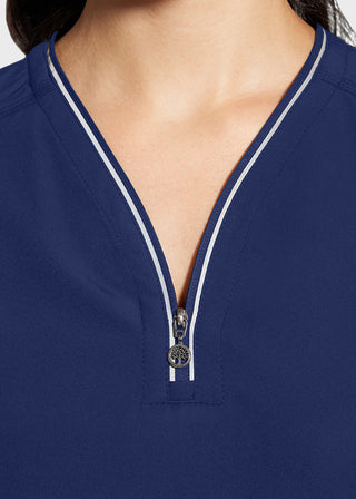 Healing Hands 360 Women's Sonia Zip Y-Neck Scrub Top