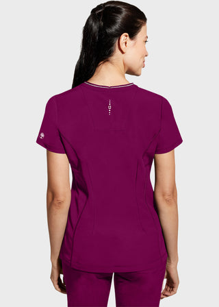 Healing Hands 360 Women's Sonia Zip Y-Neck Scrub Top