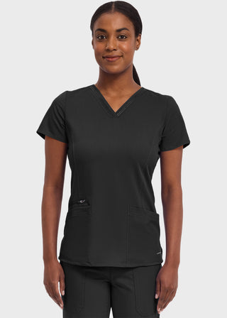 Healing Hands Purple Label Women's V-neck Jasmin Top