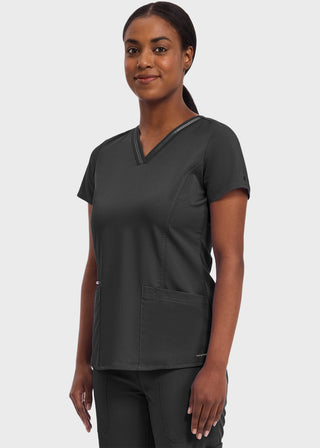 Healing Hands Purple Label Women's V-neck Jasmin Top