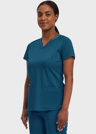 Healing Hands Purple Label Women's V-neck Jasmin Top