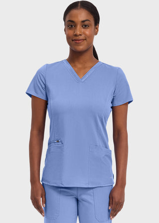 Healing Hands Purple Label Women's V-neck Jasmin Top