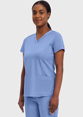 Healing Hands Purple Label Women's V-neck Jasmin Top