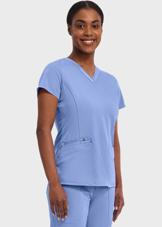 Healing Hands Purple Label Women's V-neck Jasmin Top