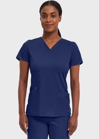 Healing Hands Purple Label Women's V-neck Jasmin Top