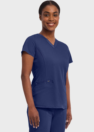 Healing Hands Purple Label Women's V-neck Jasmin Top