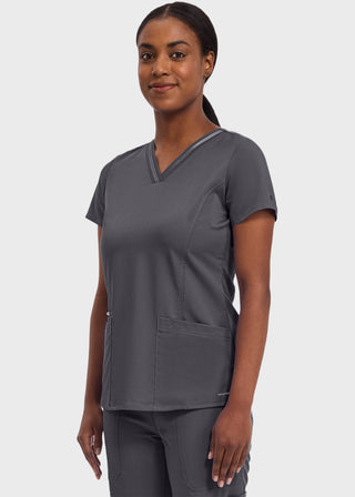 Healing Hands Purple Label Women's V-neck Jasmin Top