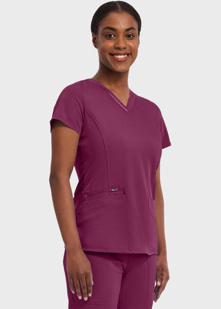 Healing Hands Purple Label Women's V-neck Jasmin Top