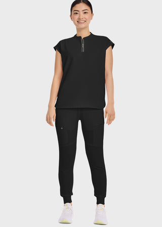 Healing Hands 360 Women's Sandy Zip Mandarin Collar Scrub Top