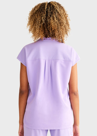 Healing Hands 360 Women's Sandy Zip Mandarin Collar Scrub Top