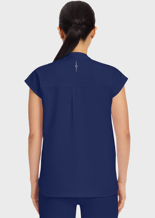 Healing Hands 360 Women's Sandy Zip Mandarin Collar Scrub Top