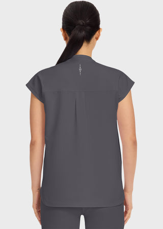 Healing Hands 360 Women's Sandy Zip Mandarin Collar Scrub Top